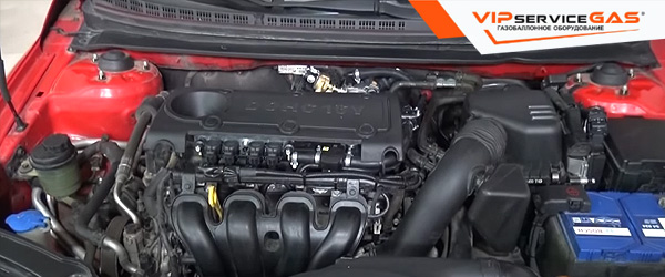 Газ на KIA Cerato Koup