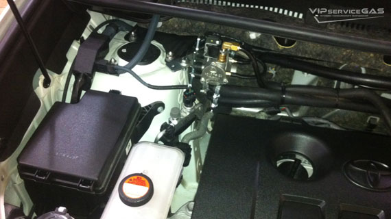 Установка гбо на Toyota Rav 4
