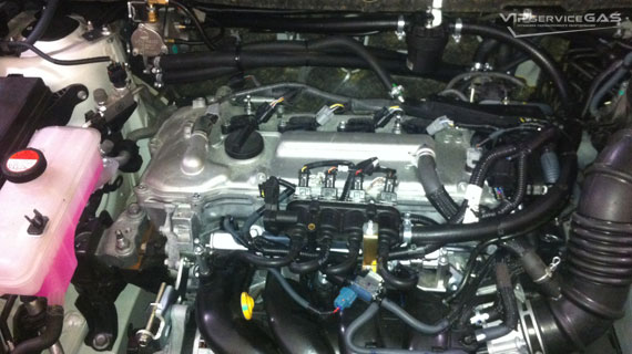 Установка гбо на Toyota Rav 4 - 2015