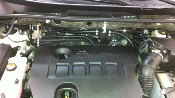 Установка гбо на Toyota Rav 4