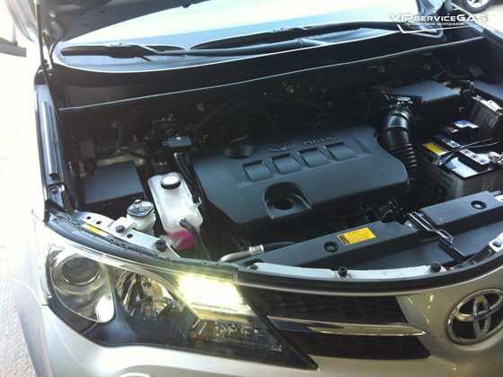 Установка гбо на Toyota Rav4 2.0