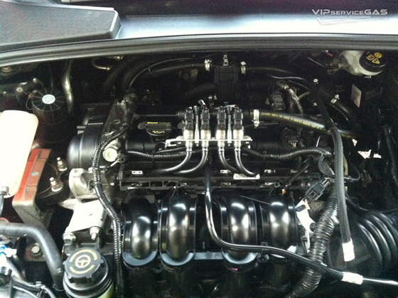 Установка гбо на Ford Focus