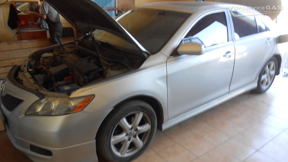 Установка гбо на Toyota Camry 2007