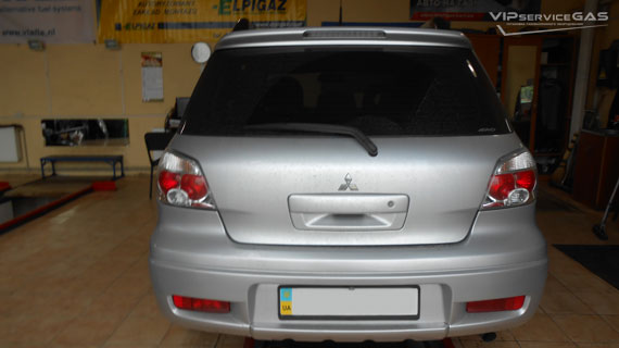 Установка гбо на Mitsubishi Outlander 2003