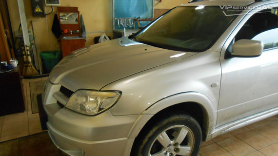 Газ на Mitsubishi Outlander 2003