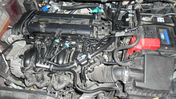 Газобаллонное оборудование на Ford Fiesta