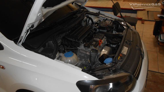 Гбо на Volkswagen Polo 2010