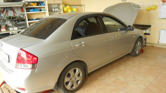 Установка гбо на Kia Cerato 2007