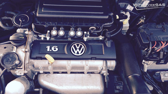 Установка гбо на Volkswagen Polo 1.6