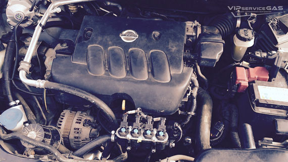 Газ на Nissan Qashqai 2014