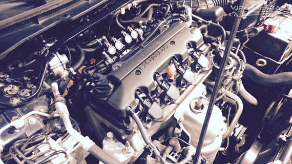 Газ на Honda Accord 2011