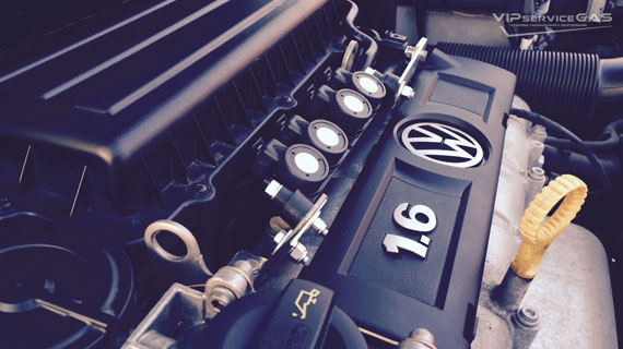 Газ на Volkswagen Polo