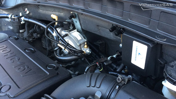 Газ на Hyundai Santa Fe 2.4 2014