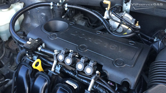 Гбо на Hyundai Santa Fe 2.4