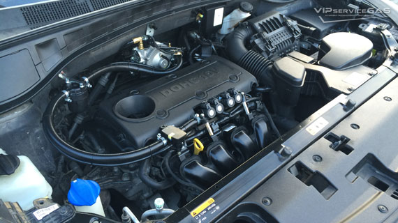 Газ на Hyundai Santa Fe 2.4