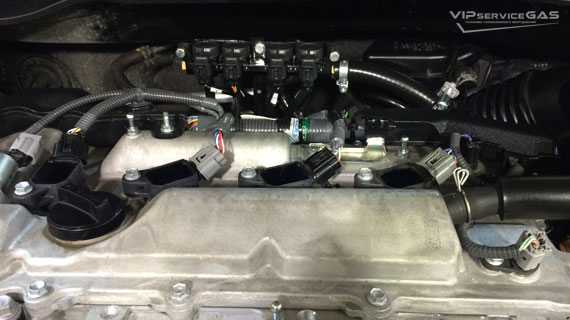 Установка гбо на Toyota Camry 2.5 2014
