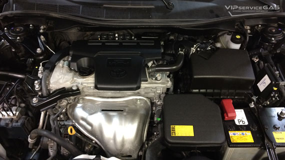 Газ на Toyota Camry 2.5 2014