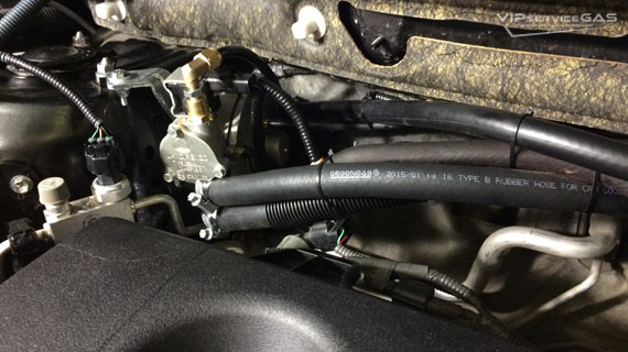 Газ на Toyota RAV4 - 2014