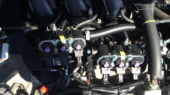 Газ на Toyota Highlander 3.5 - 2013