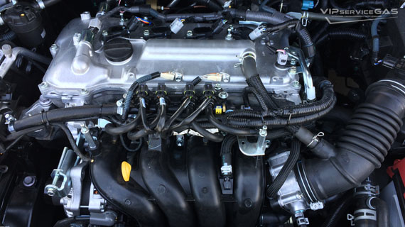Установка гбо на Toyota Corolla 1.33 2015