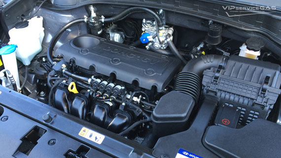 Установка гбо на Hyundai Santa Fe