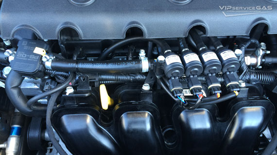 Гбо на Hyundai Santa Fe