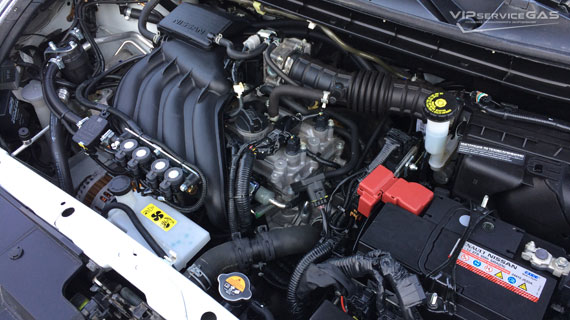 Установка гбо на Nissan Juke 1.6