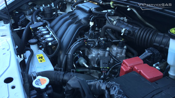 Газ на Nissan Juke 1.6
