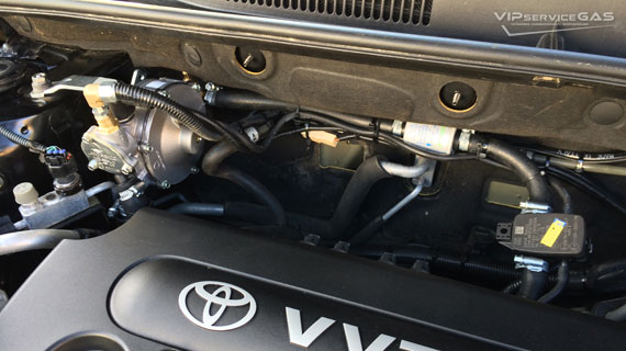 Газ на Toyota RAV4 - 2008