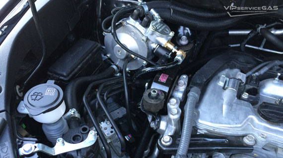 Гбо на Toyota Highlander 2.7