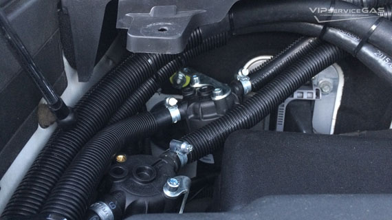 Установка гбо на Lexus LX570 V8