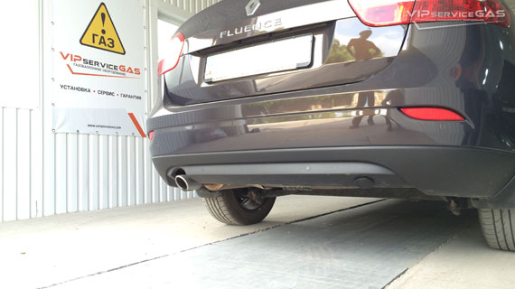 Гбо на Renault Fluence 2013