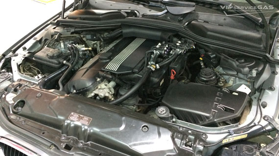 Газ на BMW e60 530i
