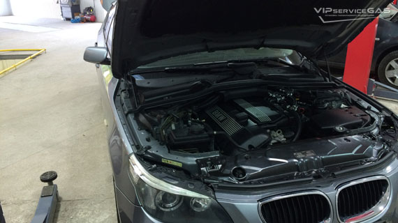 Гбо на BMW e60 530i