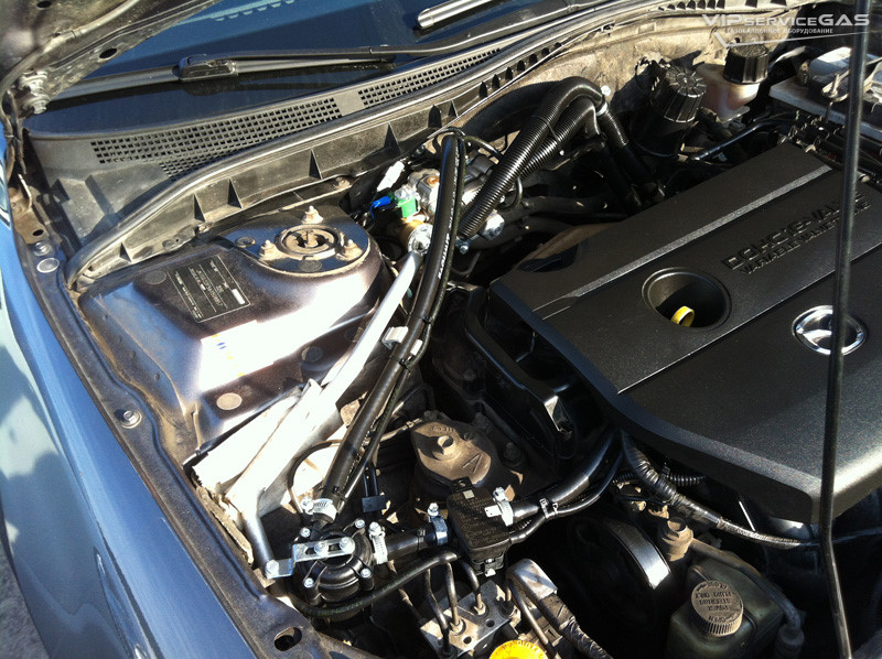 Установка гбо на Mazda 6