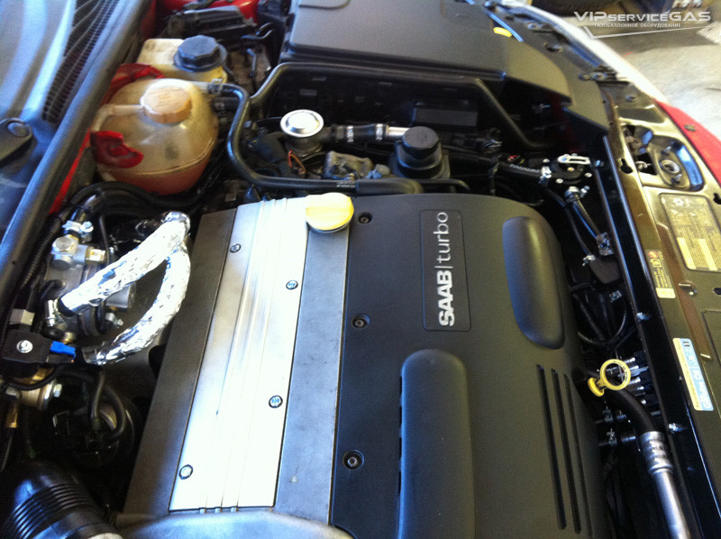 Газ на Saab 9-3