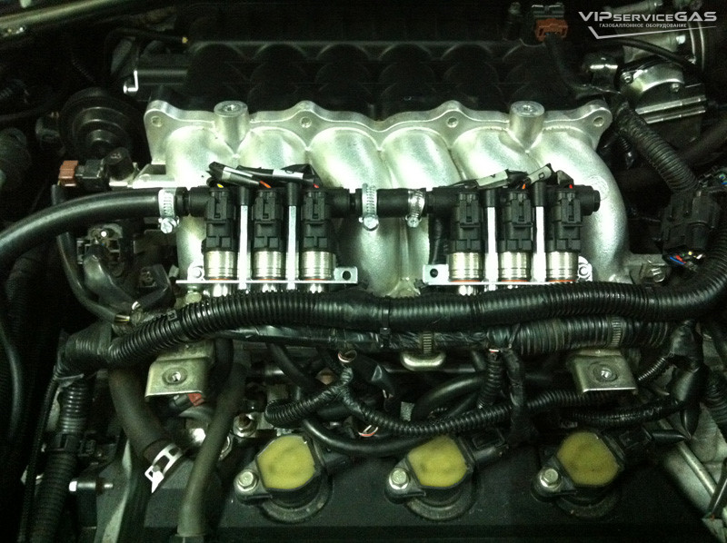 Установка гбо на Mitsubishi Outlander XL 3.0