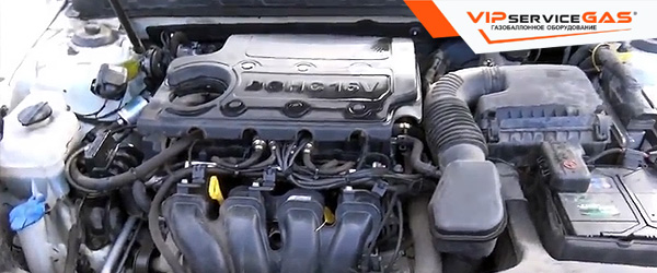 Газ на KIA Optima 2.0