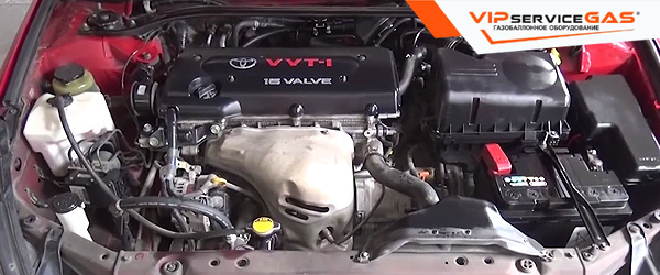 Установка гбо на Toyota Solara