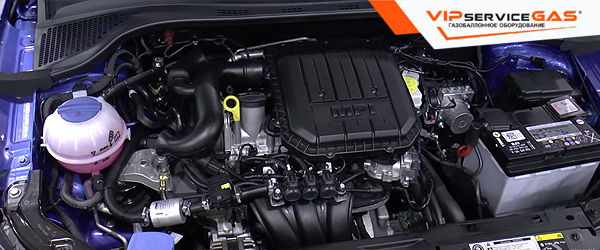 Газ на Skoda Fabia 1.0