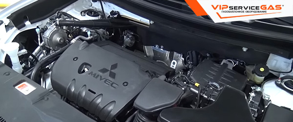 Установка гбо на Mitsubishi Outlander - 2015