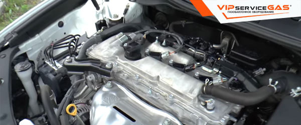 Установка гбо на Toyota Camry 2.5