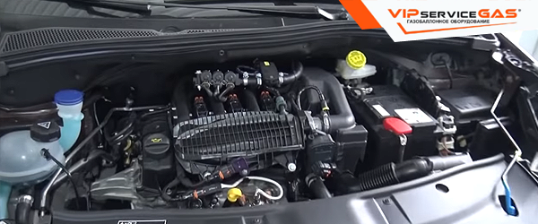 Установка гбо на Peugeot 2008 1.2