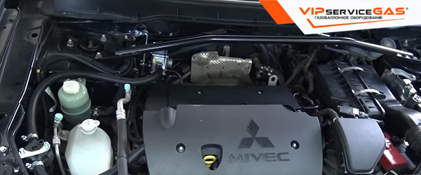 Газ на Mitsubishi Outlander XL