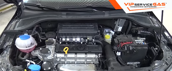 Установка гбо на Skoda Rapid 1.6